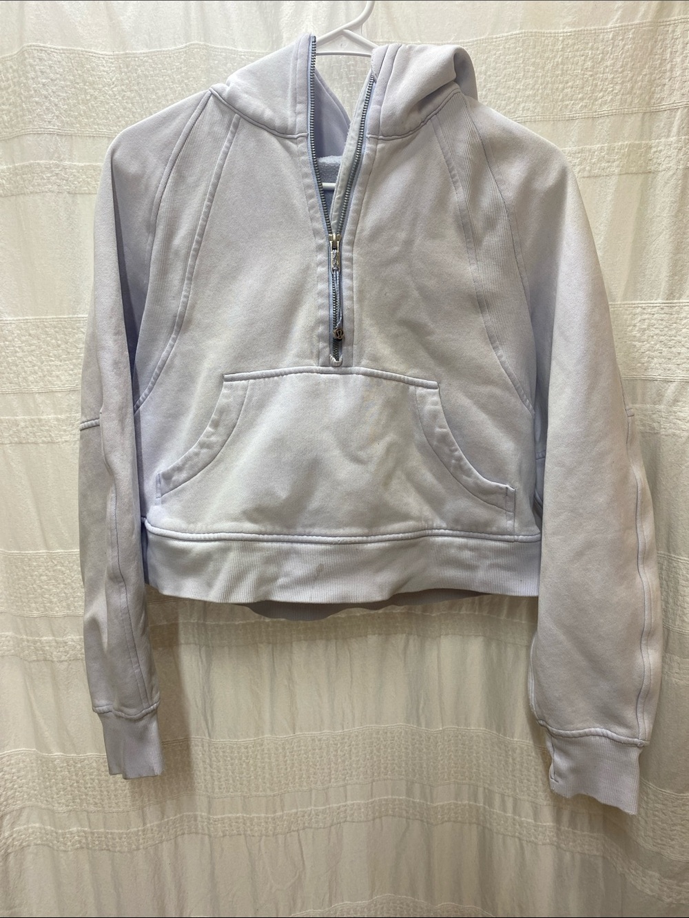 lululemon athletica Lavender Half-Zip Hoodie scuba XS/S